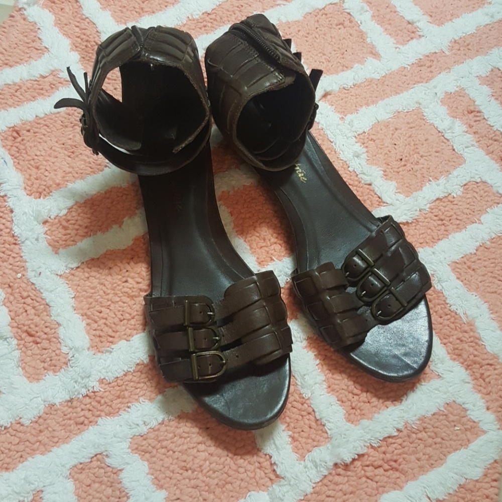 Italian leather gladiator sandals