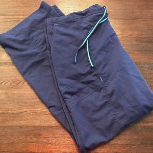 Navy blue scrub pants
