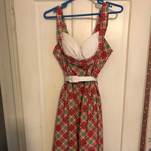 50's style picnic dress
