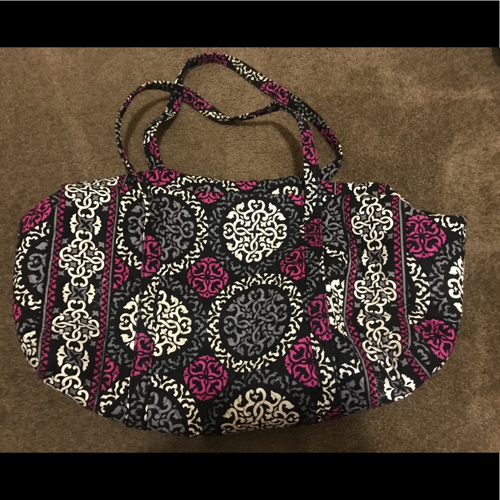 Vera Bradley Large Duffel Canterberry Magenta