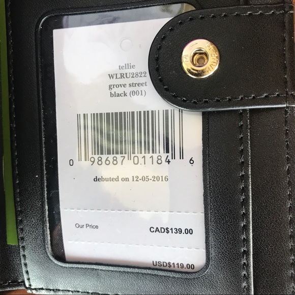 Black kate Spade "tellie" wallet - Picture 4 of 4