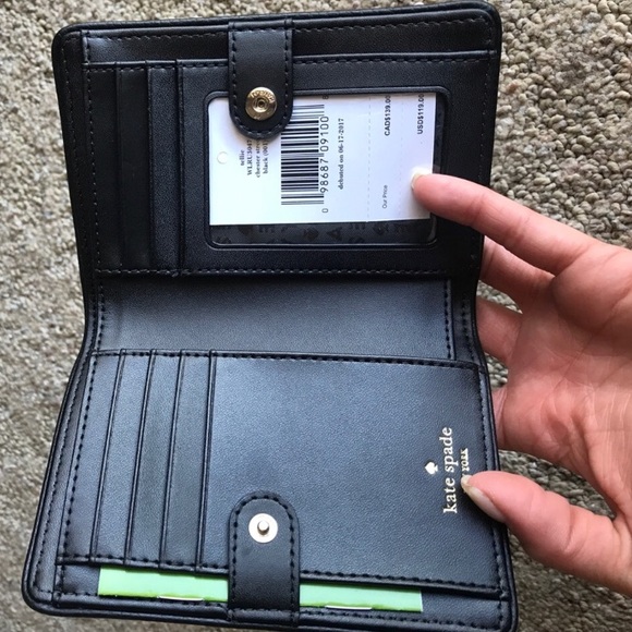 Black kate Spade "tellie" wallet - Picture 3 of 4