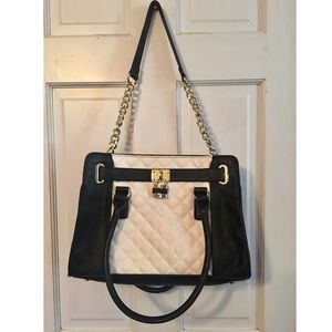!! Reduced! Black&White Chic Satchel Handbag 😍