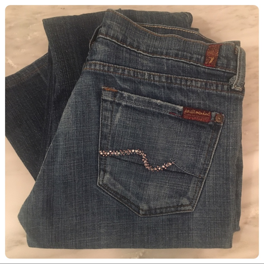 7 For All Mankind Feminine Detailing Jeans - Picture 3 of 8