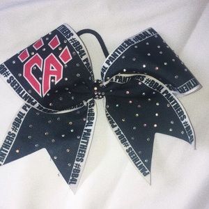 Cheer athletics panthers bow