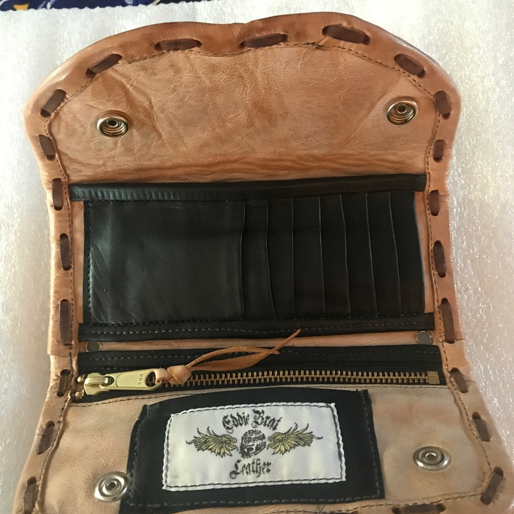 Biker Rocker trifold Wallet - Picture 2 of 8