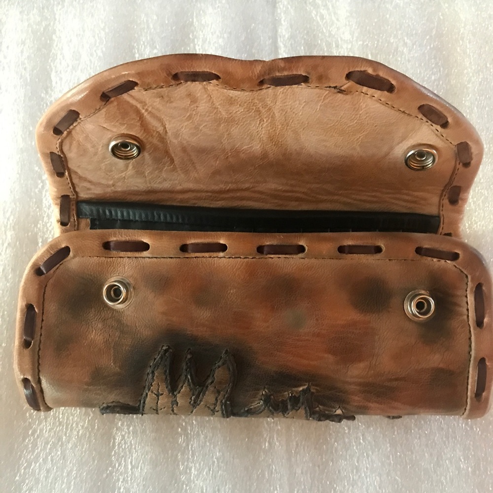 Biker Rocker trifold Wallet - Picture 3 of 8
