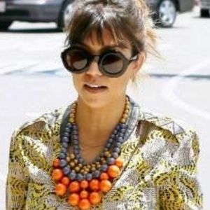 Statement necklace picture by Kourtney Kardashian