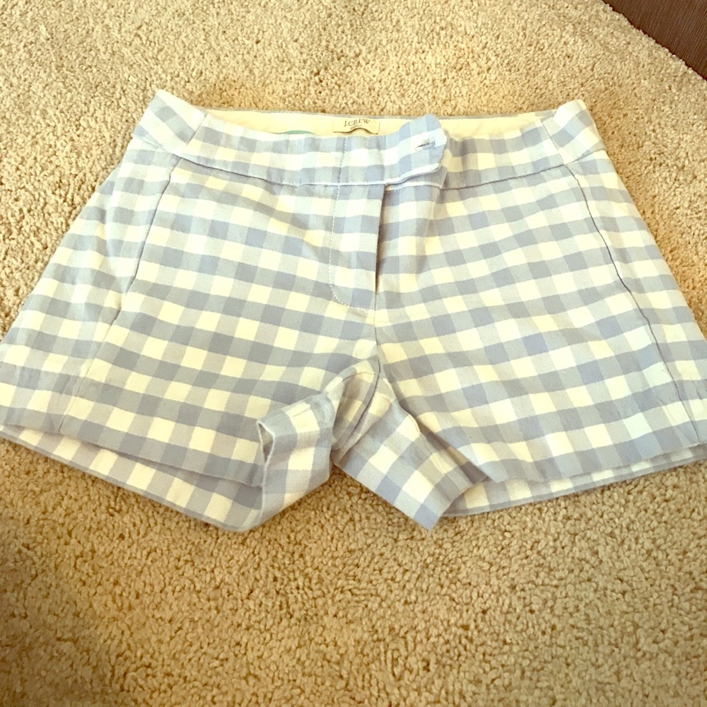 JCREW CHECKERED SHORTS