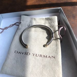 David Yurman CablePearl 18K Bracelet size4mm-small