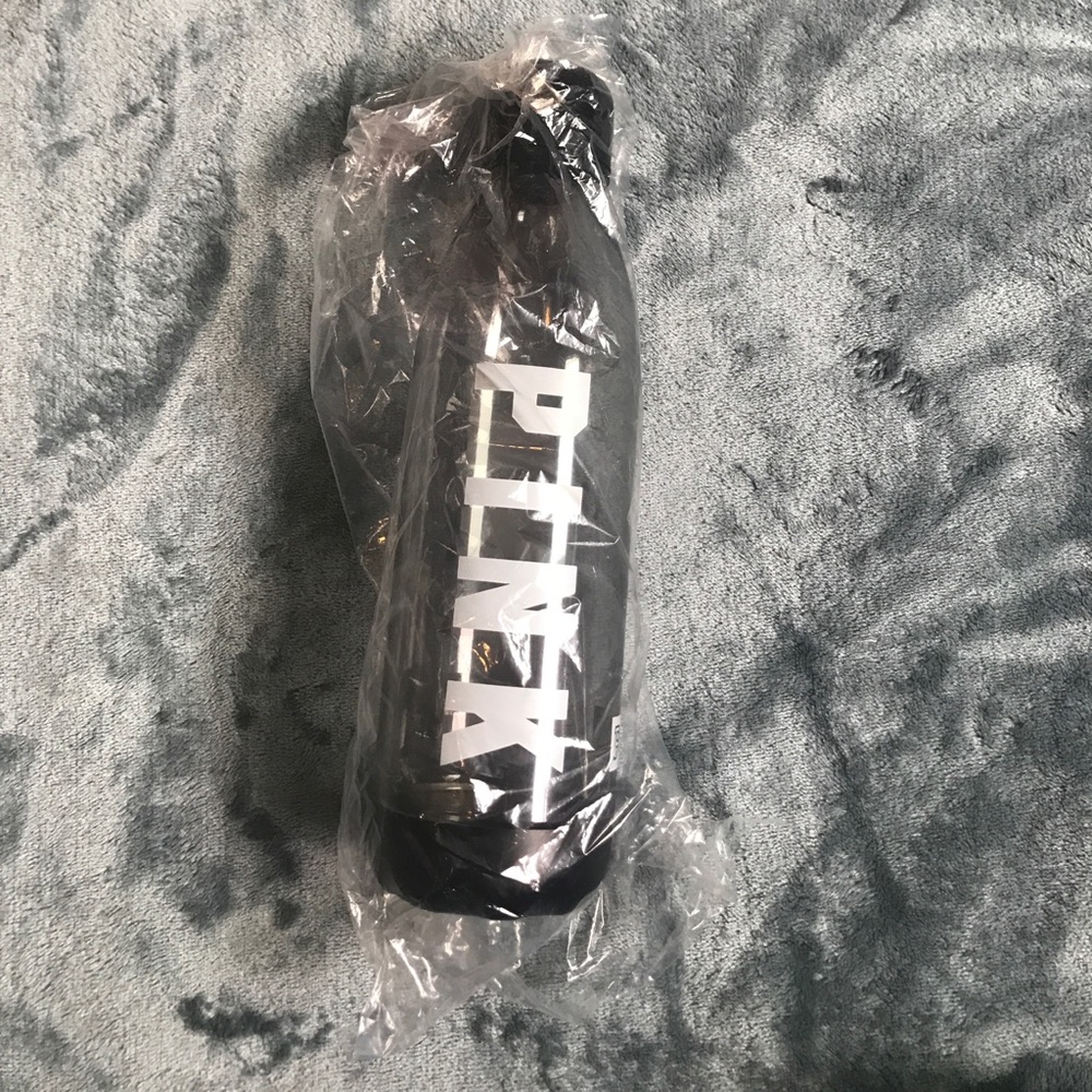 pink water bottle