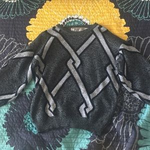 90s vintage grandpa sweater