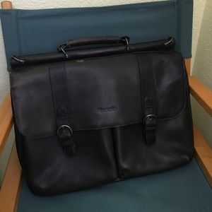MOVING SALE✨Leather Brown Brief Case