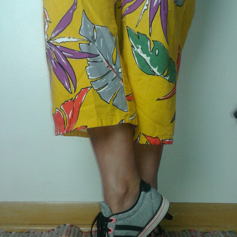 Vintage SOLD High-waisted Cotton Easy Pants - Picture 3 of 7