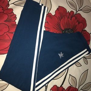 Blue Adidas worn once