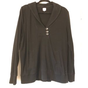 Banana Republic Shawl Collar Sweatshirt