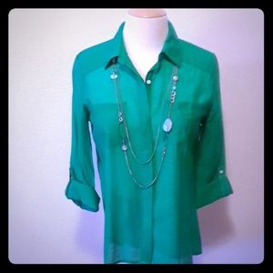 Chicos Button Down Blouse