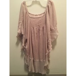 Free People Cotton Gauze Tunic/Poncho