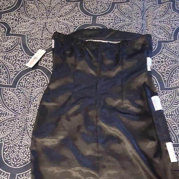 NWT Striped Strapless Mini Dress - Picture 2 of 5