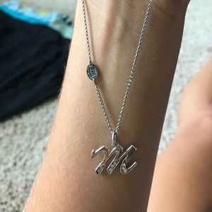 Juicy Couture M Initial Necklace