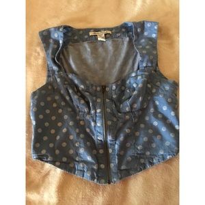 Vintage styled crop top