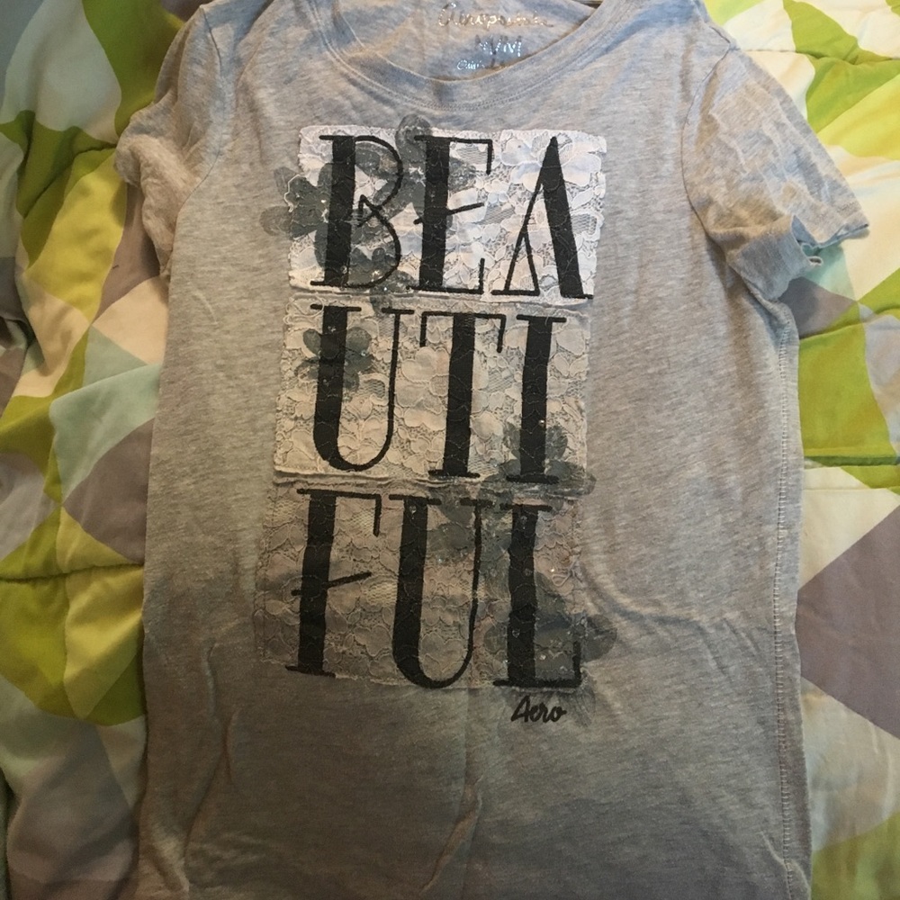Aéropostale medium gray shirt