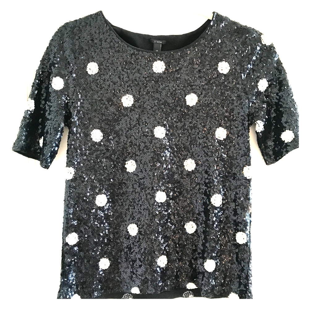 J. Crew sequin top