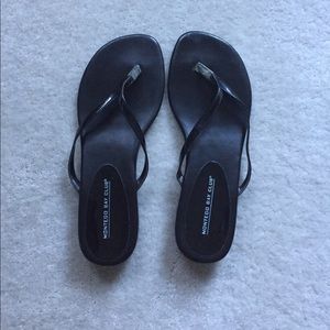 Black Flip Flops