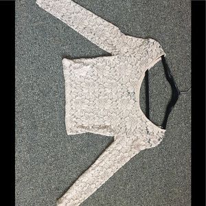 Lace crop top