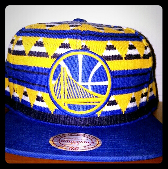 NBA Mitchell & Ness GSW Hat - Picture 1 of 4