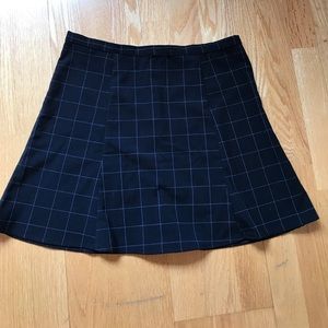 American Apparel grid skirt