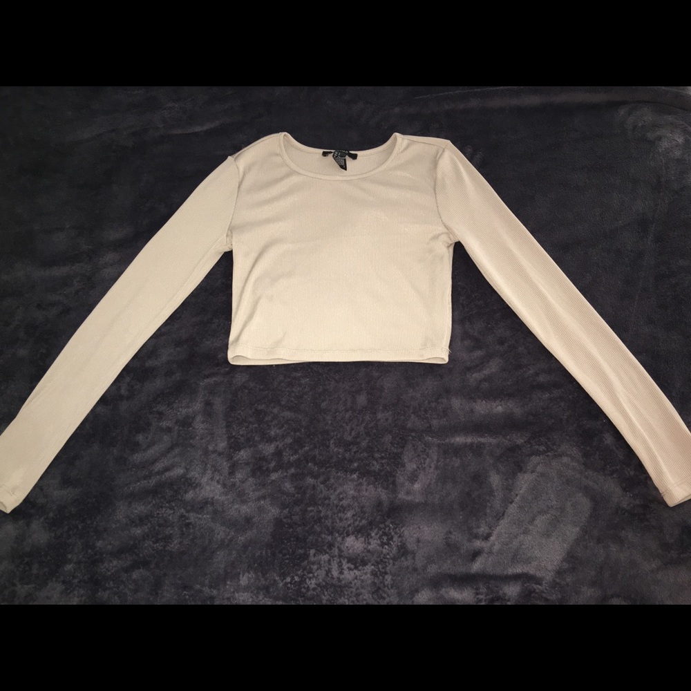 Forever 21 long sleeve crop top