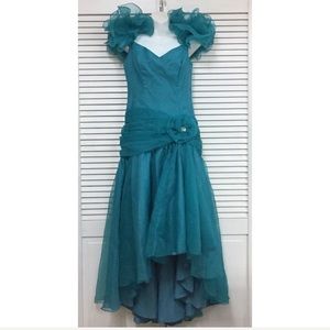 1980s Vintage Prom Dress