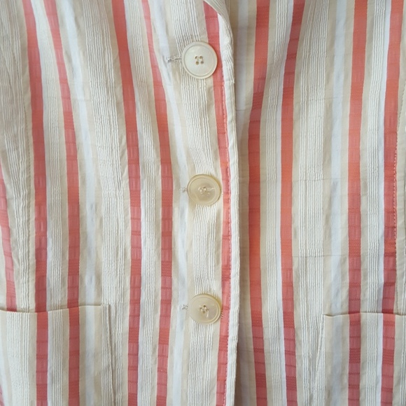 Lecomte striped casual jacket. Size XL - Picture 4 of 8