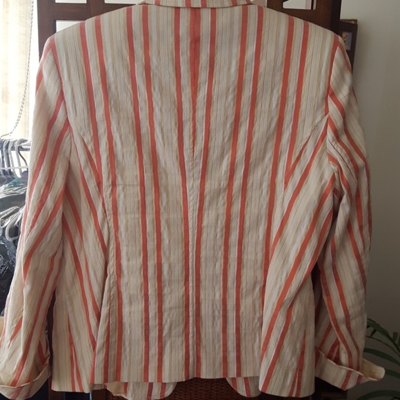 Lecomte striped casual jacket. Size XL - Picture 5 of 8