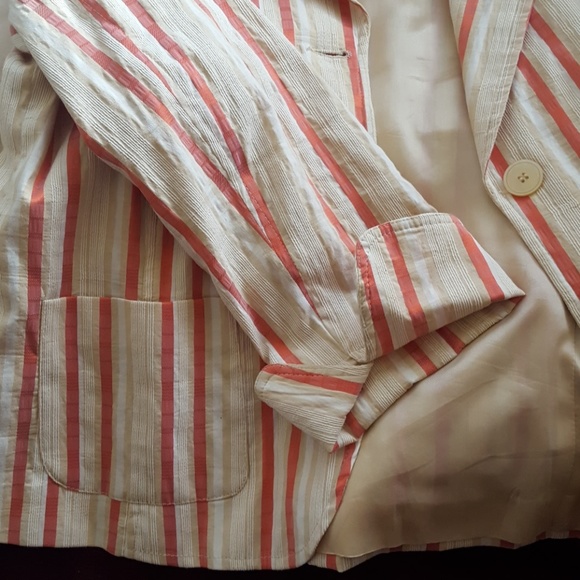 Lecomte striped casual jacket. Size XL - Picture 7 of 8