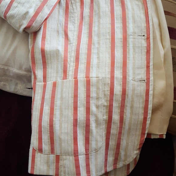 Lecomte striped casual jacket. Size XL - Picture 8 of 8