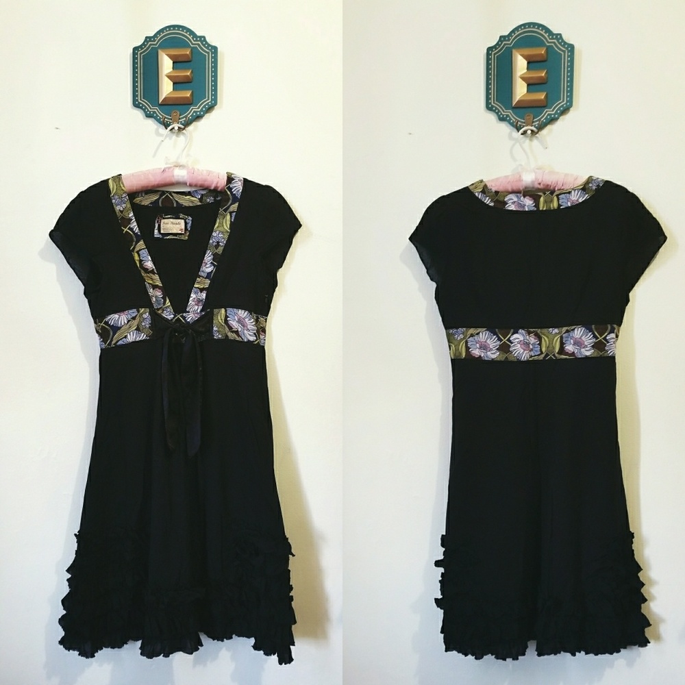 💯Free People Ruffle Dress