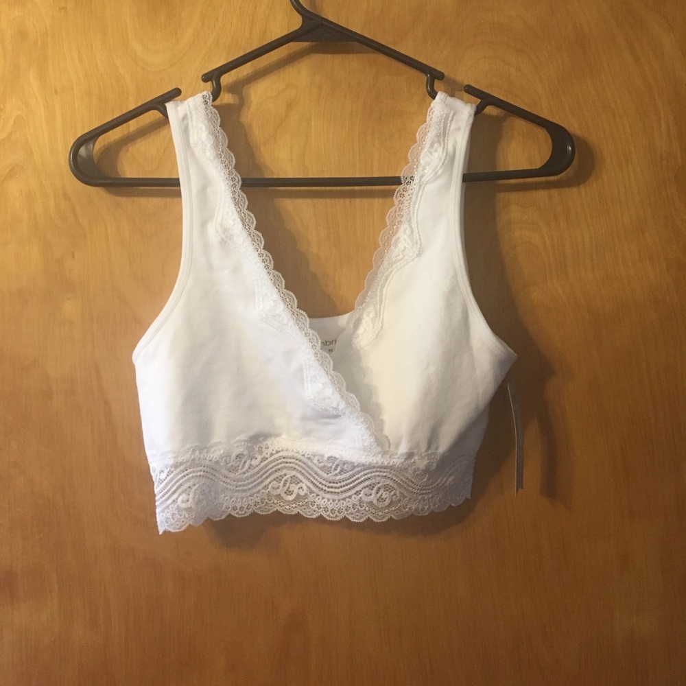 White bralette