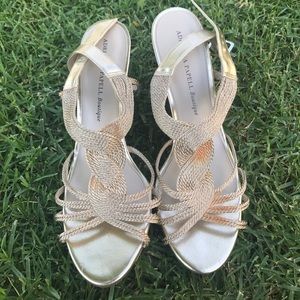 Tan Wedges • Adrianna Papell