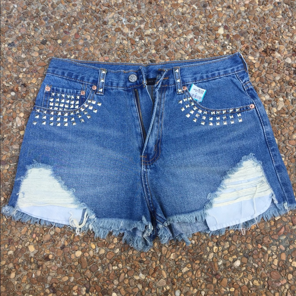 Jean cutoff shorts
