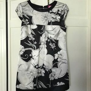 Black and White Floral Lipsy Dress