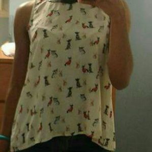 Dressy cute sleeveless top