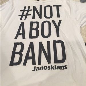 The janoskians #notabiyband shirt