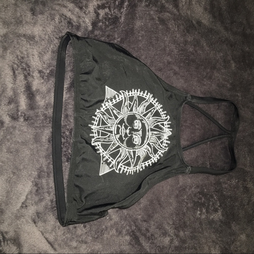 Swimsuit crop top