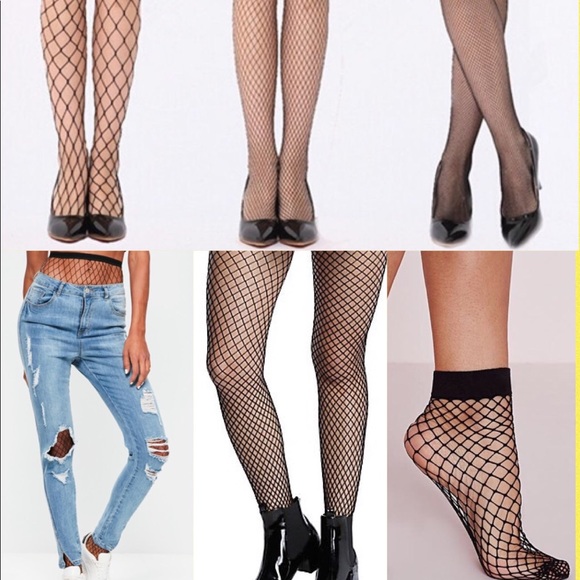 LF Accessories - Fishnet bundle stockings and socks bundle