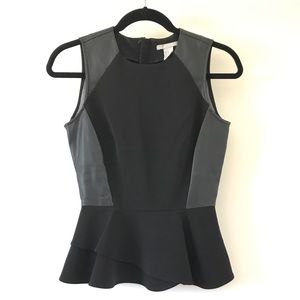 H&M Fitted Peplum Top