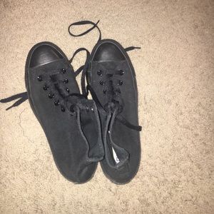(SALE) black converse