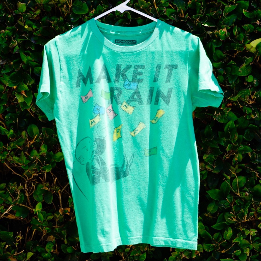 MONOPOLY GREEN SHIRT