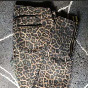 ❤️SALE❤️ Michael Kors cheetah print jeans